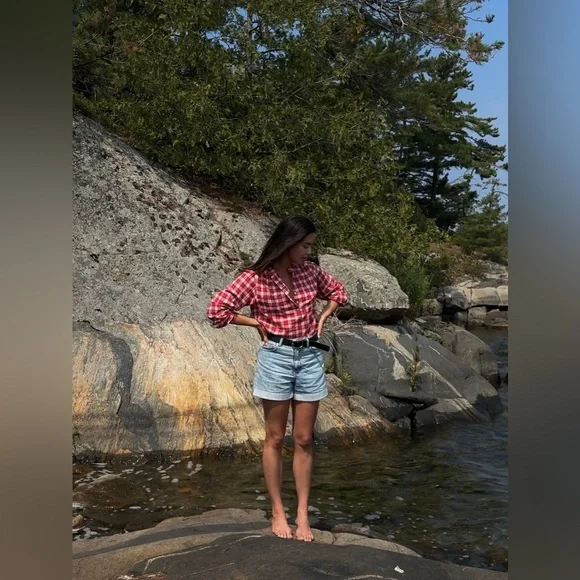 DÔEN Holde Top In Alsace Plaid | Size S | Like New - Picture 12 of 16